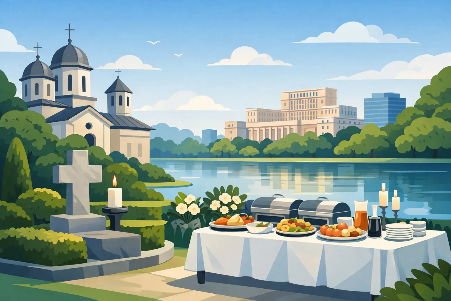 Locatie de pomenire cu catering in Bucuresti