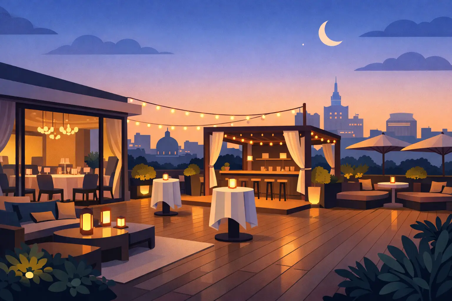 Locatie petrecere privata cu terasa Bucuresti