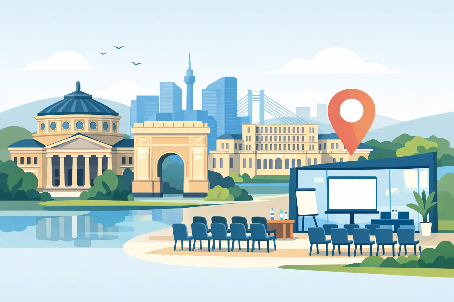 Locatie training corporate Bucuresti - cum alegi