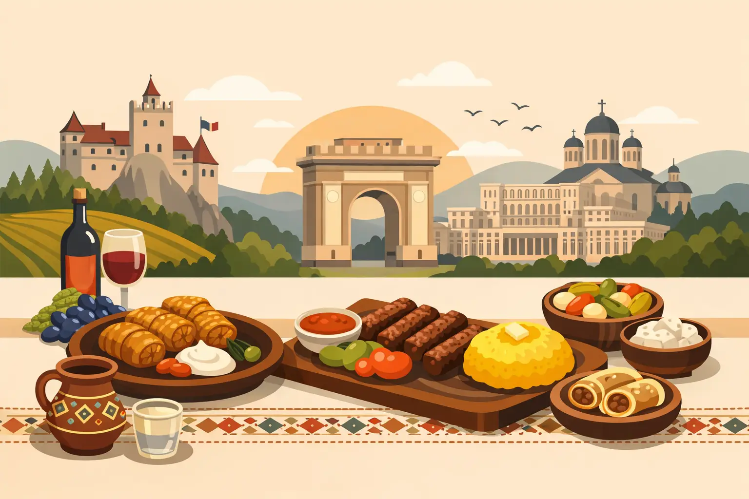 Meniu eveniment traditional Bucuresti