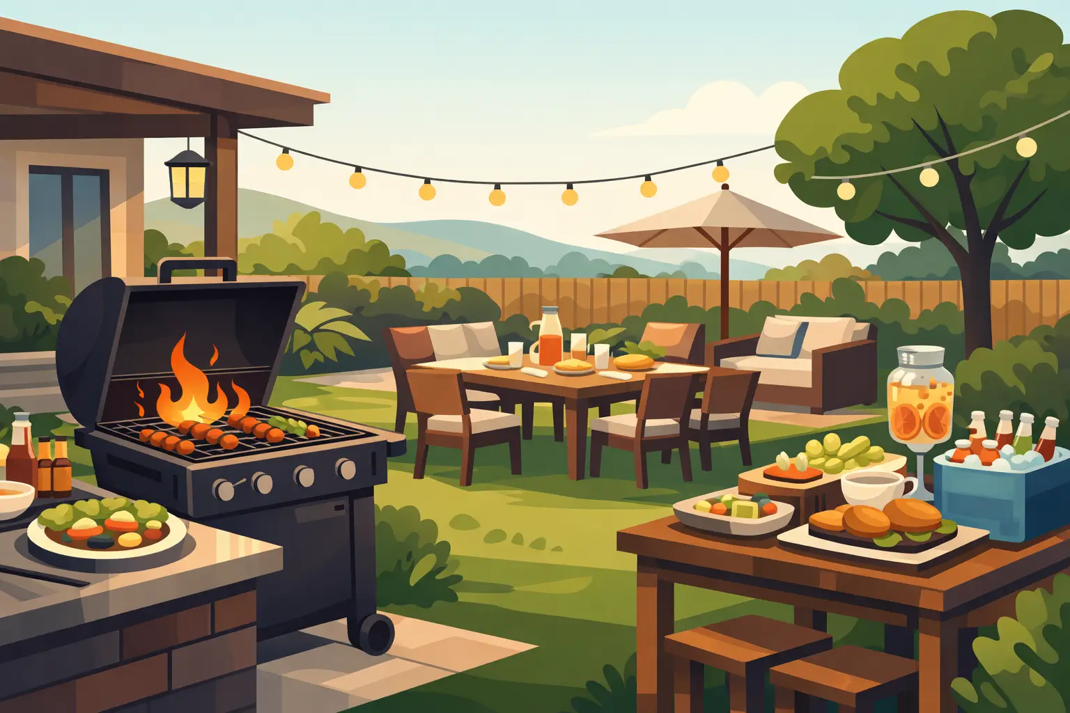Petrecere privata cu grill fara stres
