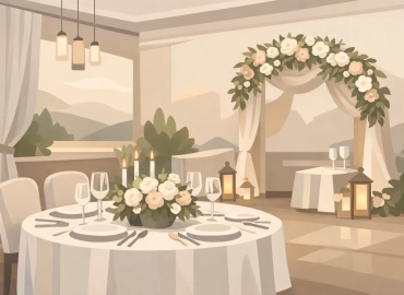 Restaurant pentru nunta restransa eleganta
