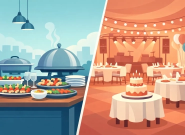 Catering inclus sau organizare separata pentru tine