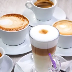 pachet băuturi cu cafea, lapte, capuccino, espresso