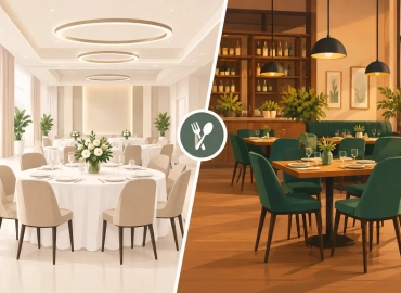 Salon versus restaurant: ce alegi pentru un eveniment mic?